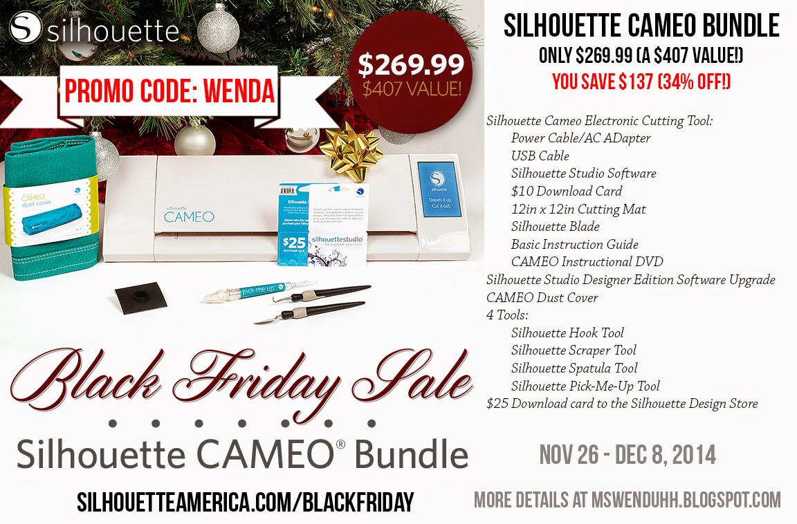 MsWenduhh Planning & Printable Silhouette Black Friday Sales Event!