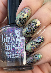 mardi nail gras wrap saran decals lace nails