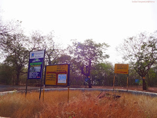 Road Sign at Ananthagiri Hills Temple Vikarabad