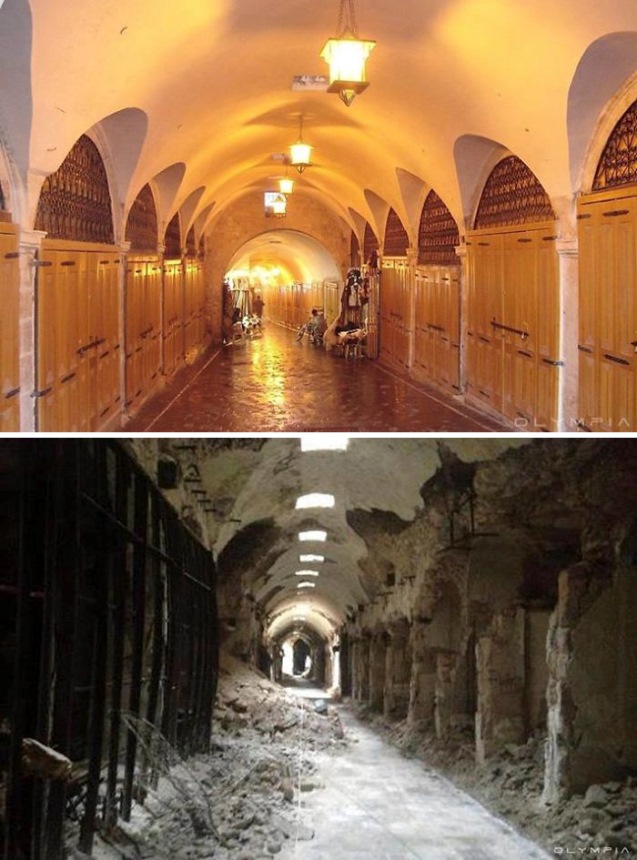Antes y después de la guerra en Siria