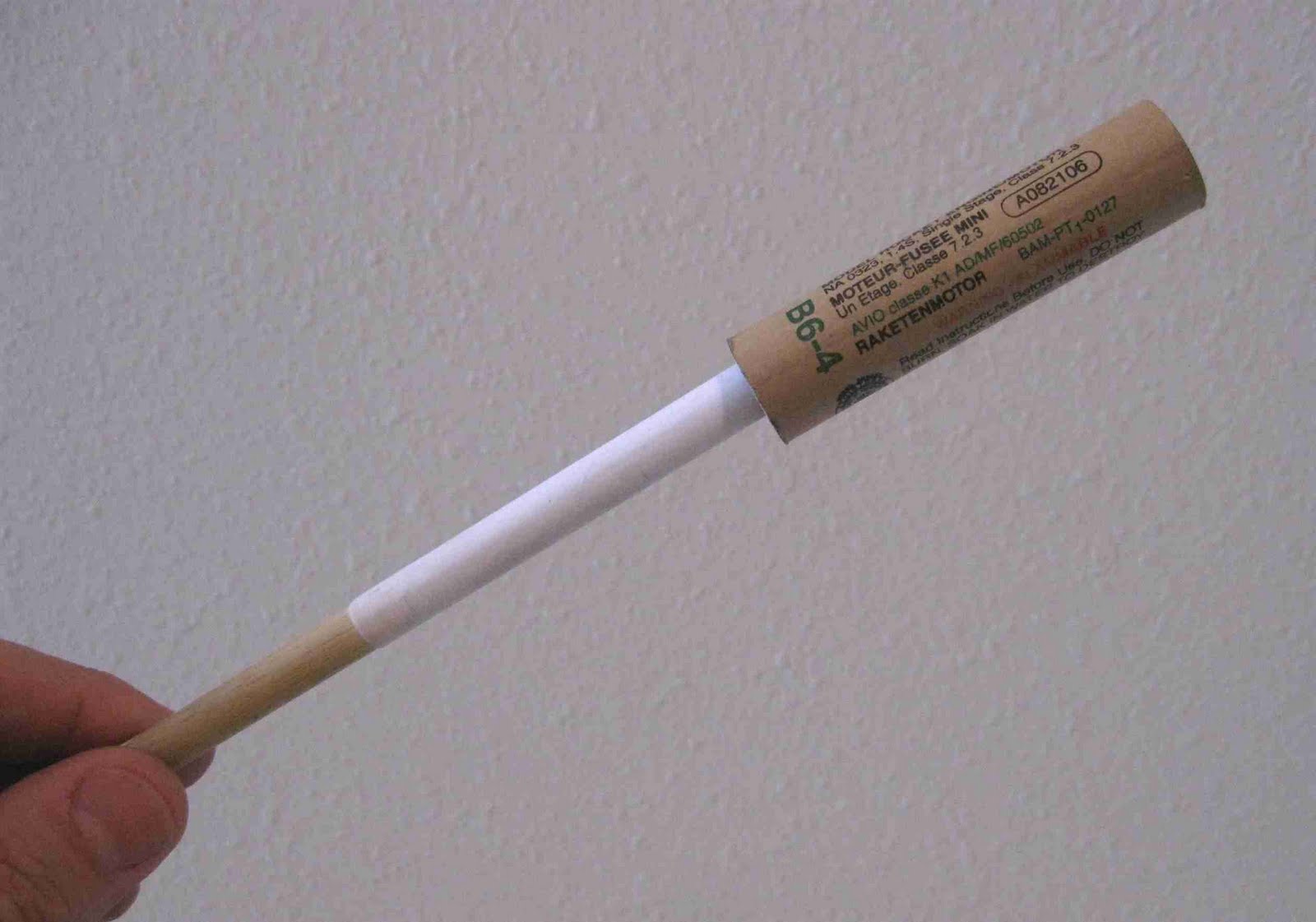 Model Rocket Building Recycled Engine Casings