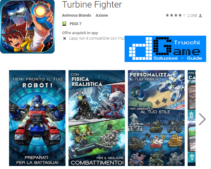 Trucchi Turbine Fighter Mod Apk Android v4.0.3