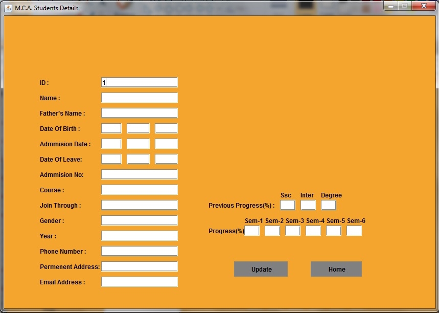 Core Java: College Management System