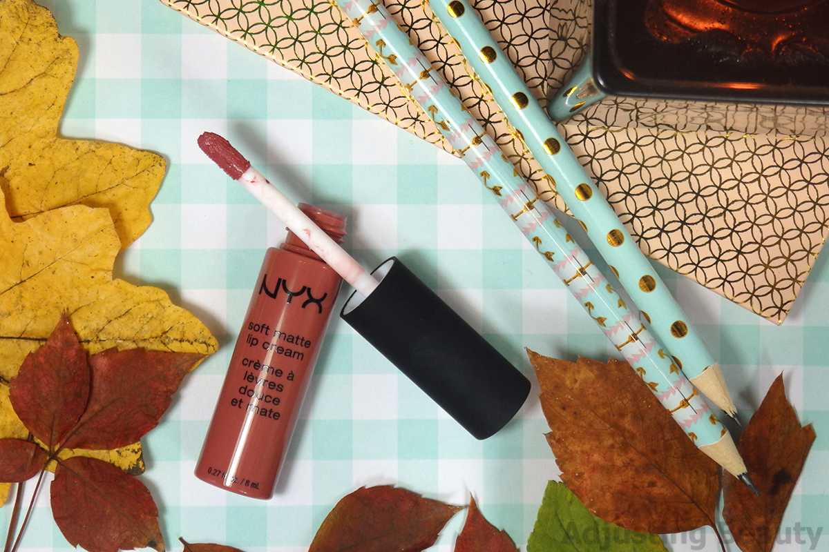 Review: NYX Soft Matte Lip Cream - Cannes - Adjusting Beauty