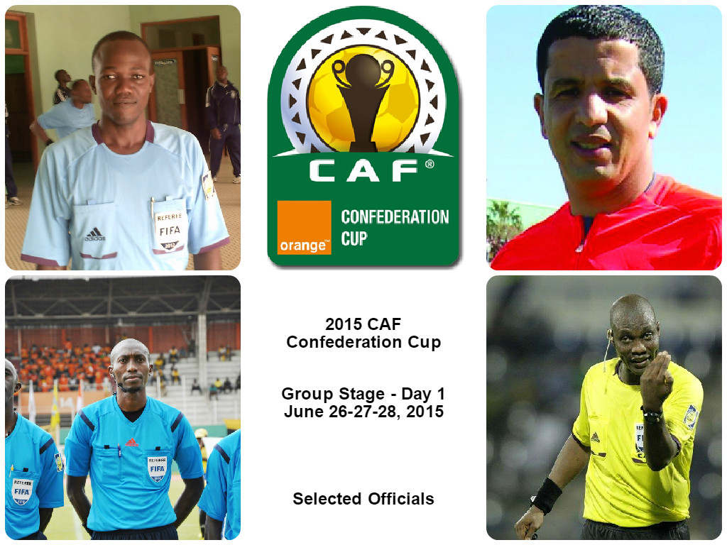 FIFA Referees News 2015 CAF Confederation Cup Group Stage (Day 1)