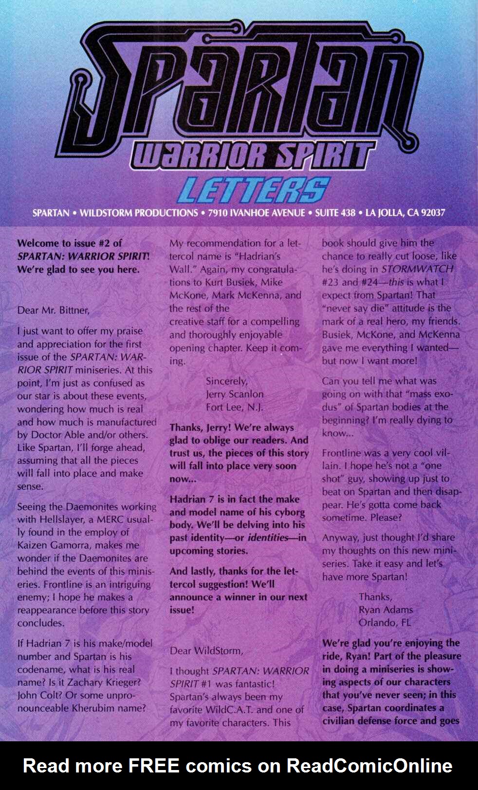 Read online Spartan: Warrior Spirit comic -  Issue #2 - 25