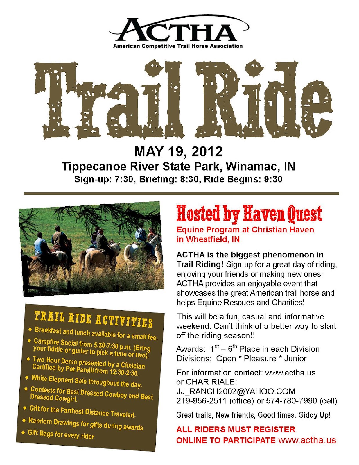 Endurance Granny ACTHA TRAIL RIDE