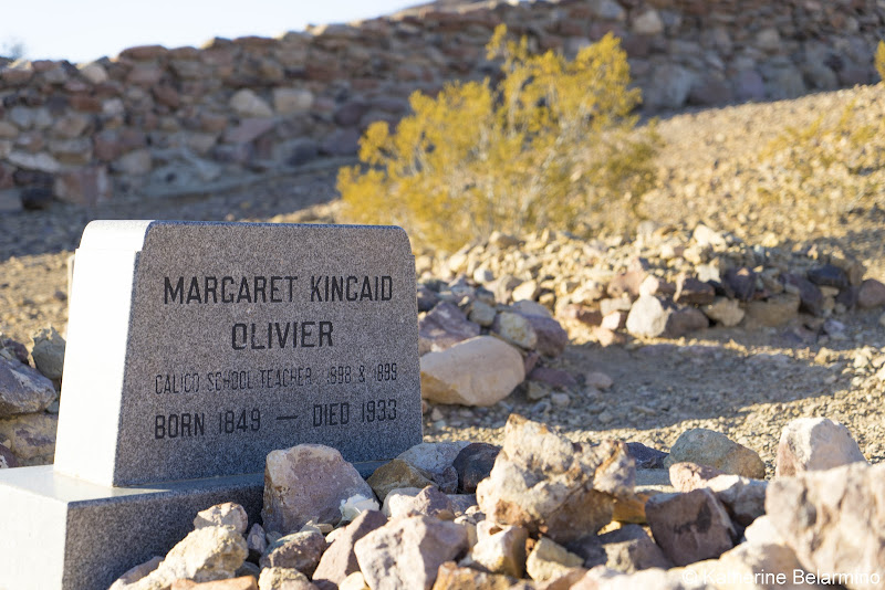 Margaret Kincaid Olivier Grave Calico Cemetery Calico Ghost Town California Route 66 Road Trip Attractions