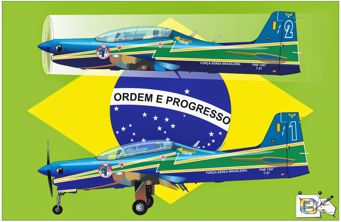ARTEROCHA AVIÃO da ESQUADRILHA DA FUMAÇA T27 TUCANOFAB ARTEROCHA AVIÃO da ESQUADRILHA DA FUMAÇA T27 TUCANOFAB