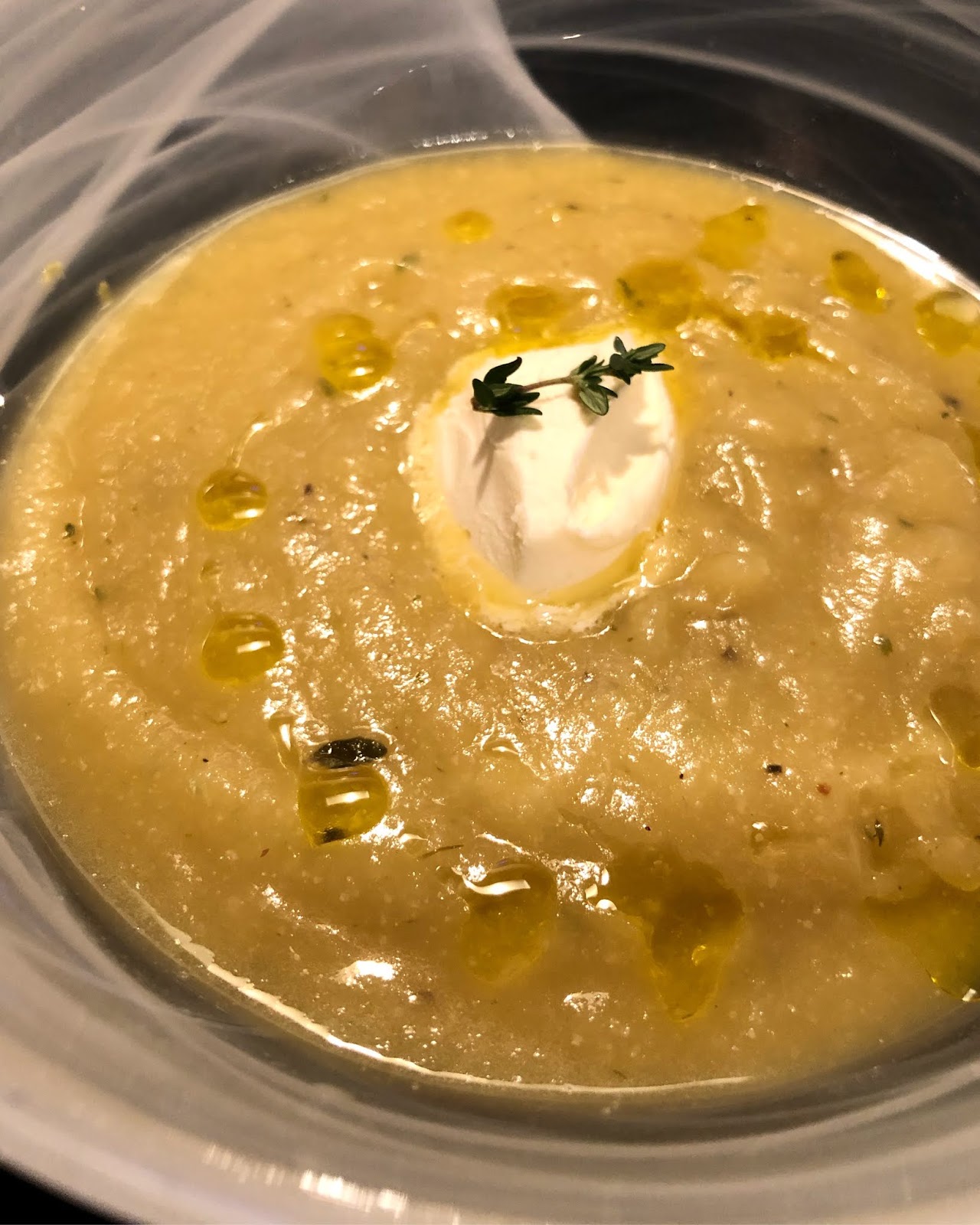 Potato Leek Soup with Fennel and Cauliflower