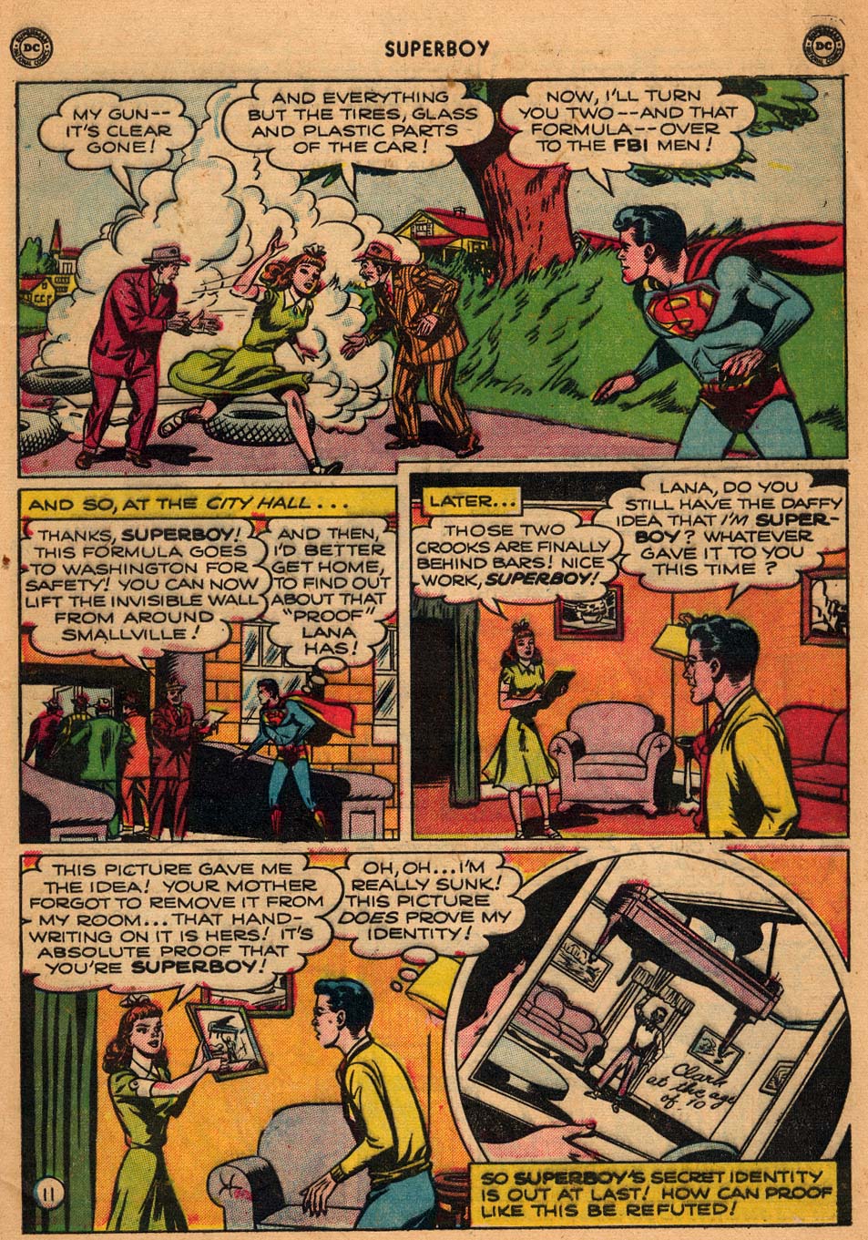Read online Superboy (1949) comic -  Issue #11 - 12