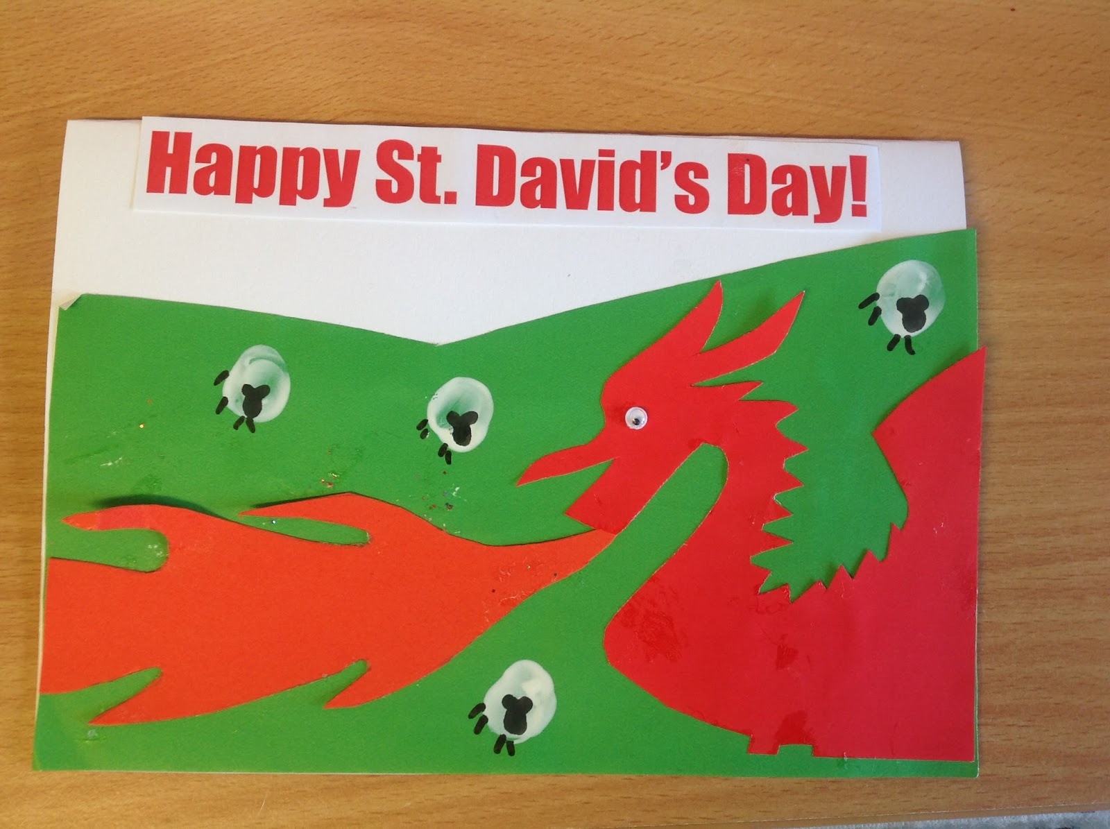 St. David’s Day Card - Teaching Autism
