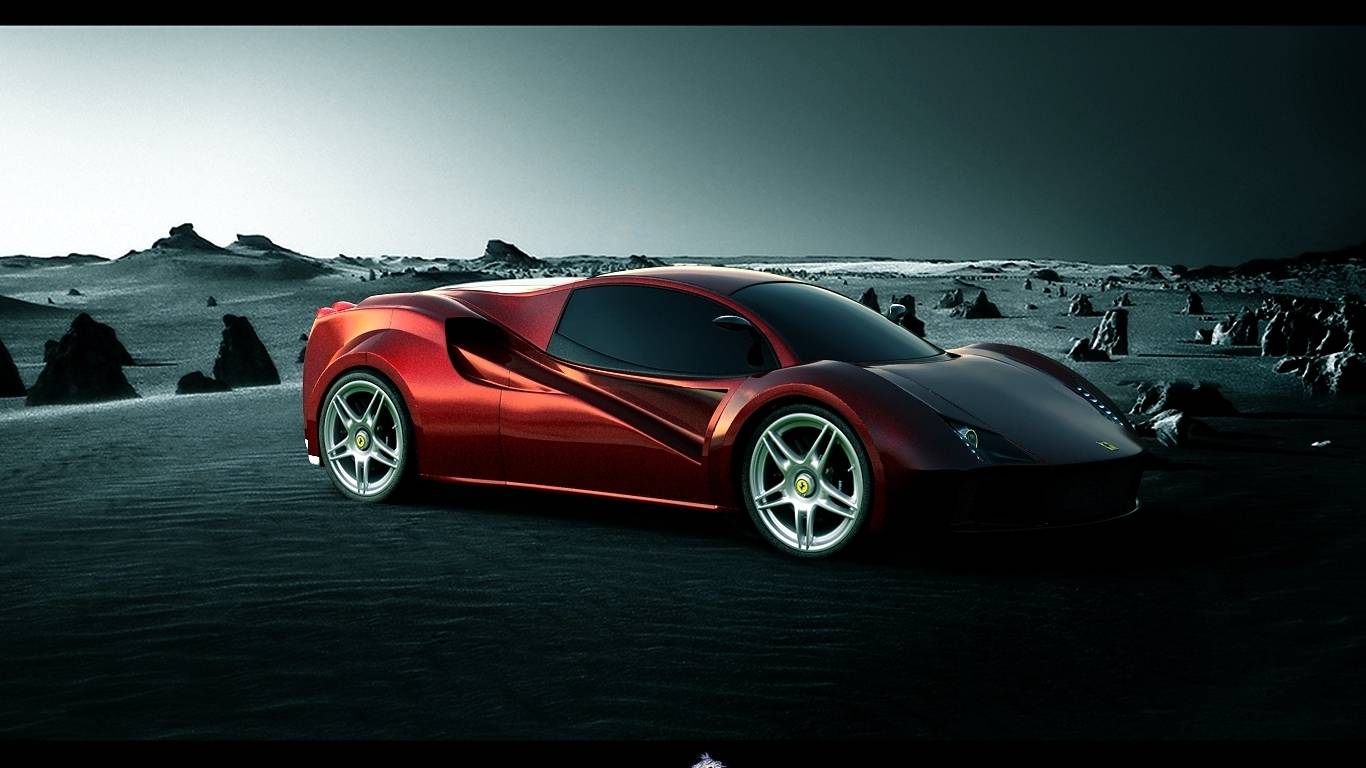 Fondo De Pantalla Coche Ferrari Rojo 