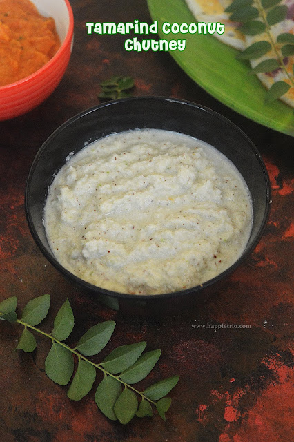No Cook Tamarind Coconut Chutney