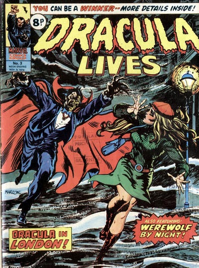 Dracula Lives #3, London, Marvel UK