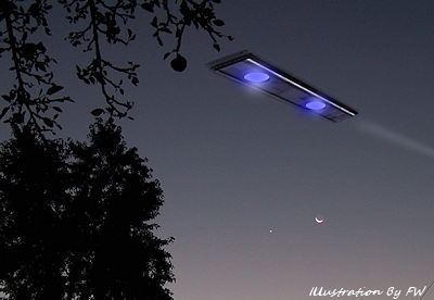 Rectangle UFO Spotted Over Georgia