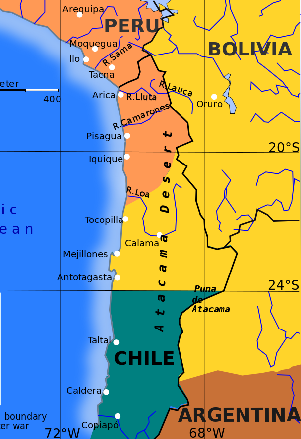 Mapa Frontera Chile