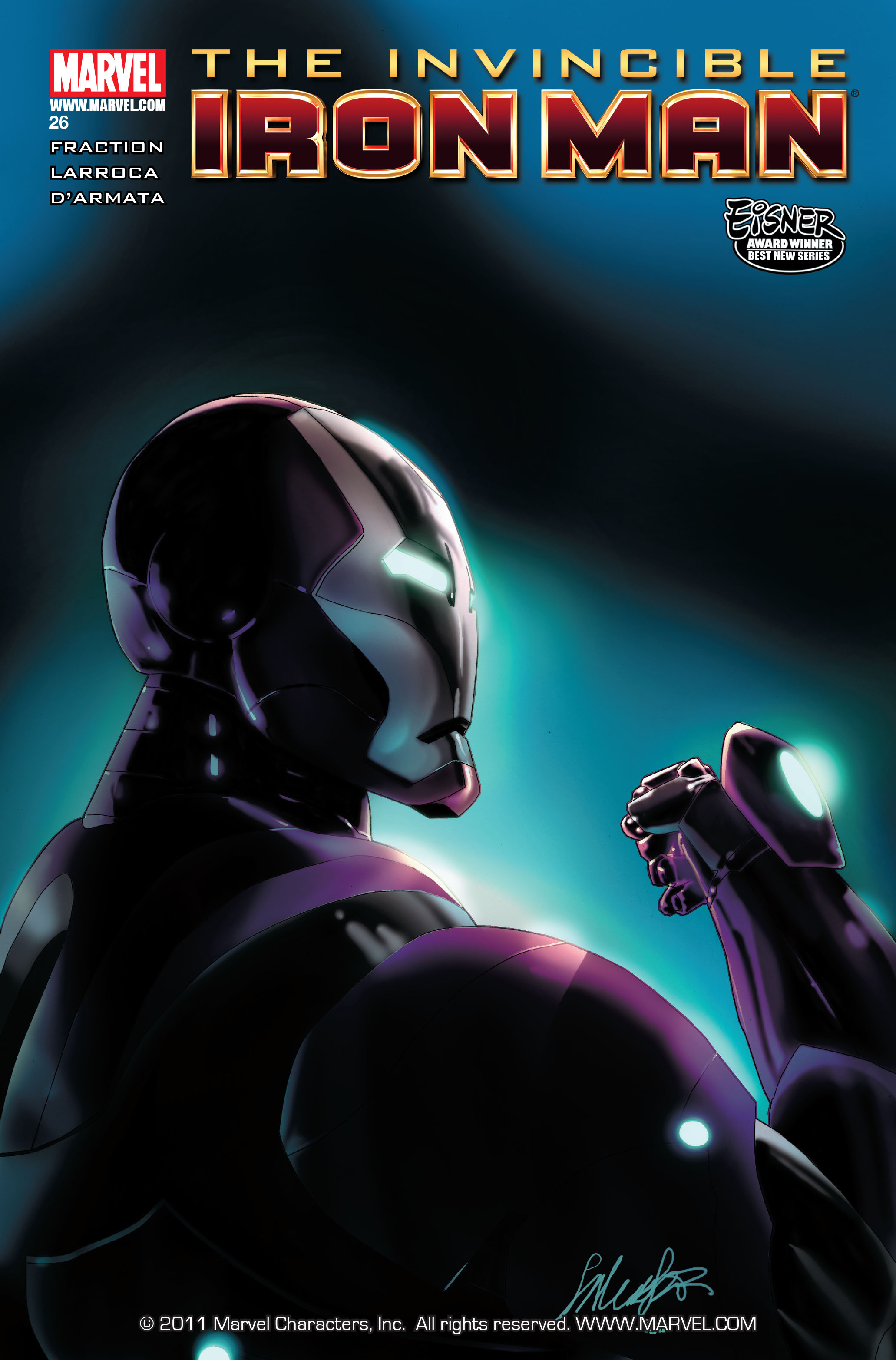 Read online Invincible Iron Man (2008) comic -  Issue #26 - 1