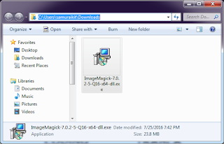 Install ImageMagick 7.0.2-5-Q16-x64  on Windows tutorial 4