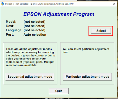 Epson L110 Resetter Epson L110 Resetter