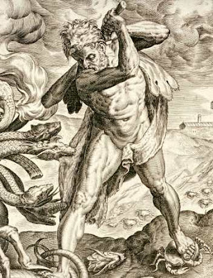 Херкулес настъпва рак hercules-vs-hydra-stepping-on-crab