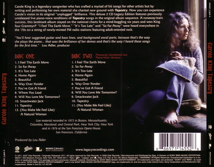 + Musik Carole King/Tapestry (1971Legacy Edition 2007)