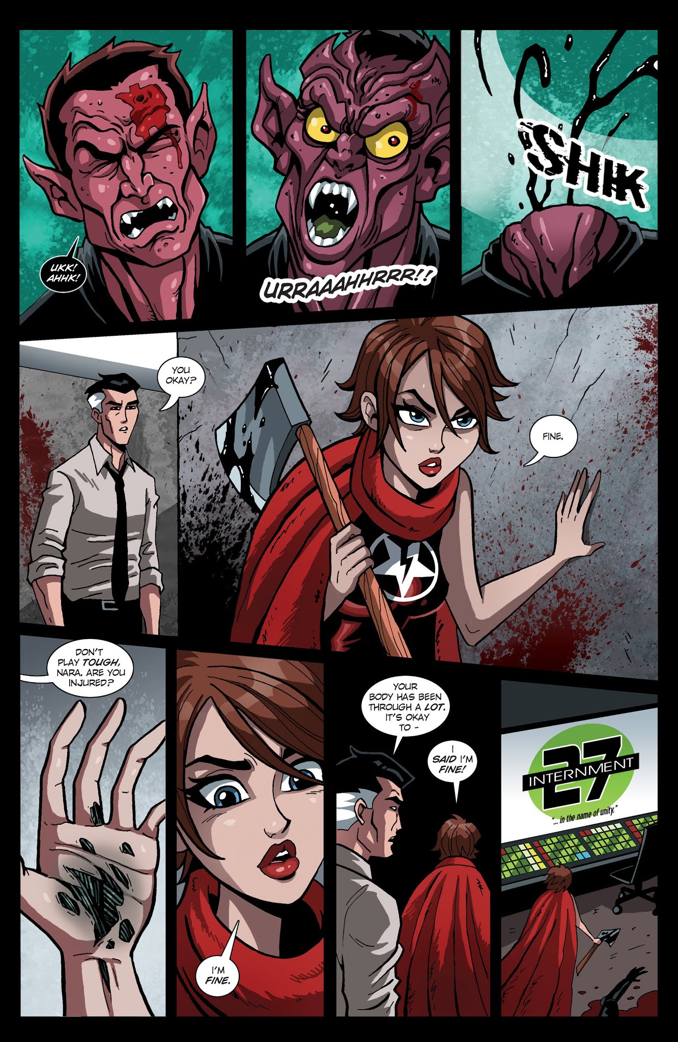 Read online [email protected]: The Blasphemy Throne comic -  Issue #4 - 5