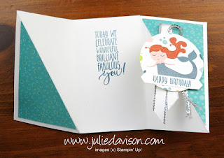 Stampin' Up! Picture Perfect Birthday ~ Myths & Magic Designer Paper ~ 2018 Occasions Catalog ~ Twist Gate Fold Card ~ VIDEO Tutorial plus MORE samples! ~ www.juliedavison.com
