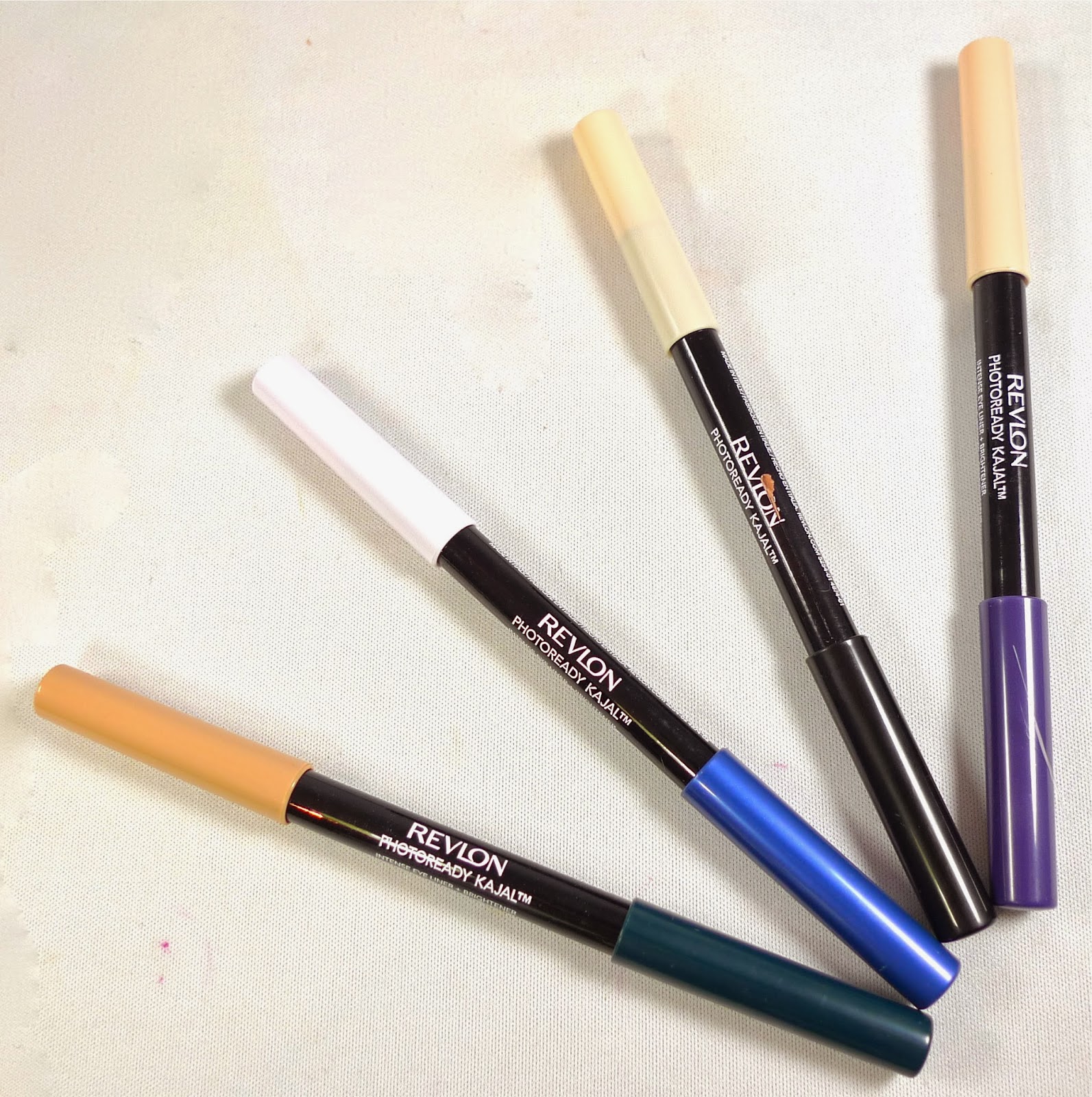 Revlon Photoready Kajal Intense Eyeliner + Brightener Review + Swatches