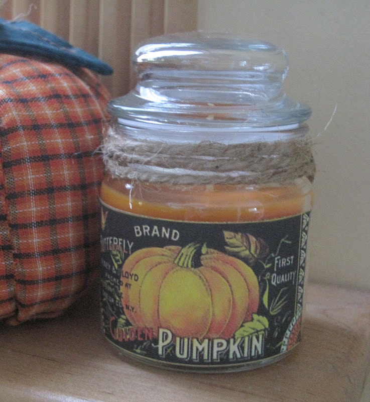 Dollar Store Pumpkin Candles Okio B Designs