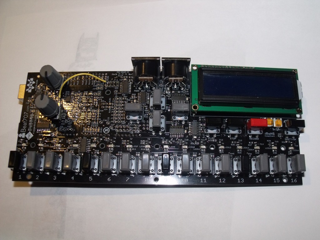 MATRIXSYNTH Beat707 Arduino Drum Sequencer Review by Altitude