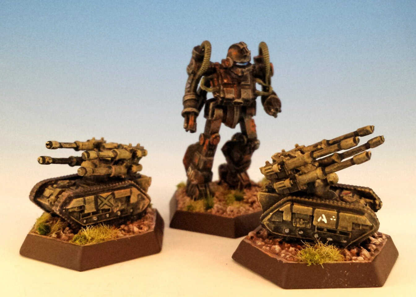 Oldenhammer in Toronto Painted Battletech Infantry and Ground Forces