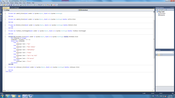 Programming & Pathways: Magic 8 Ball