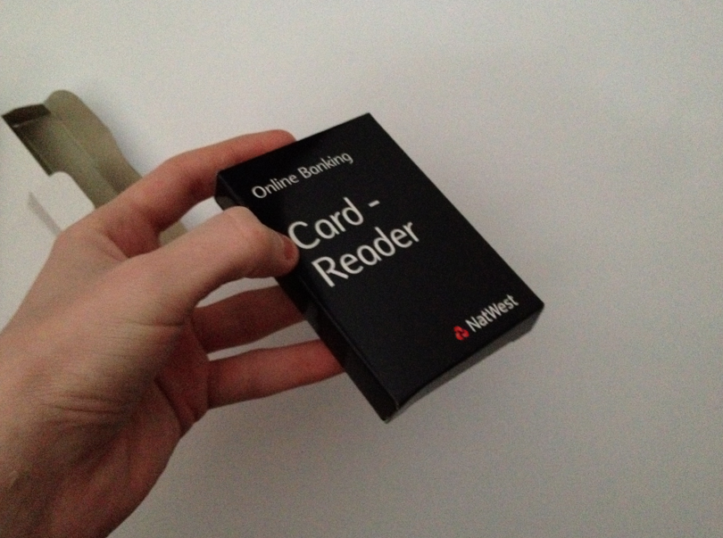 Design Context Good is...? Natwest cardreader packaging