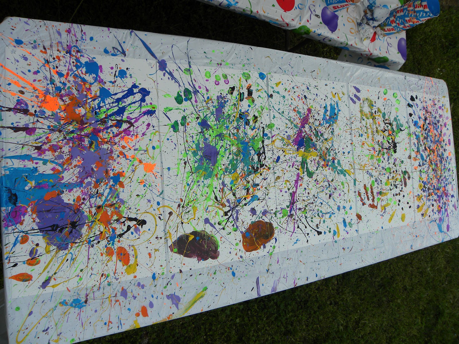 Obsessive Compulsive Randomosity Splatter Paint Party