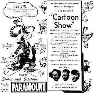 Cartoon ad featuring a Daffy Ditty