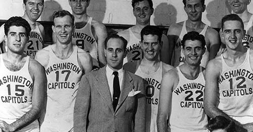 Peach Basket Society 194647 Washington Capitols (BAA)