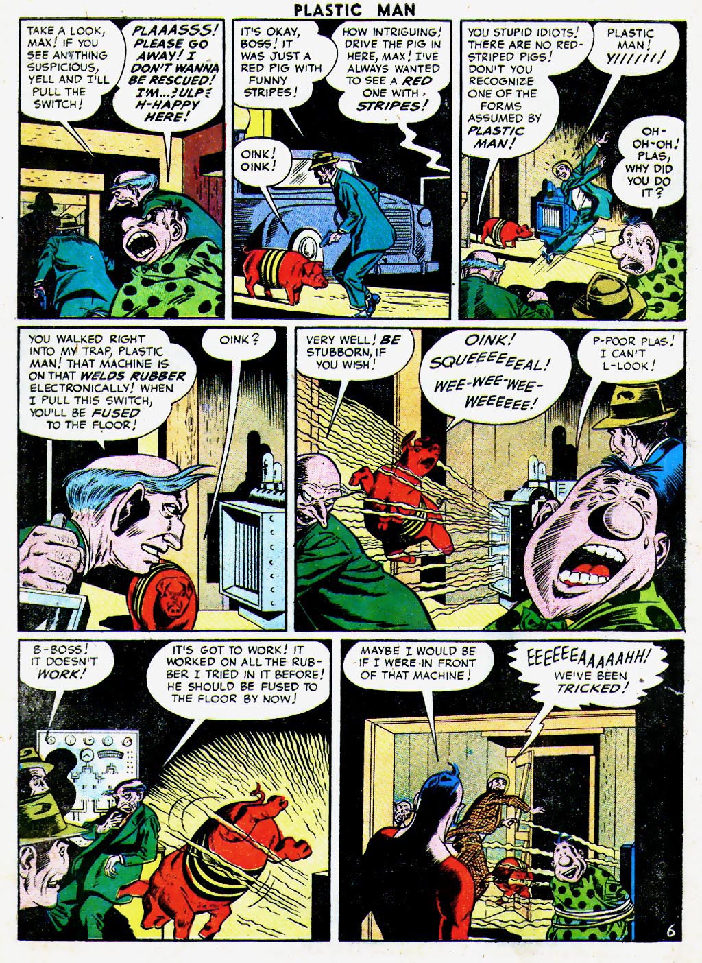 Read online Plastic Man (1943) comic -  Issue #61 - 8