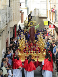 Viernes santo noche Cofradía de San Juan Sta. María Magdalena y Jesús de Sorbas (Almeria)