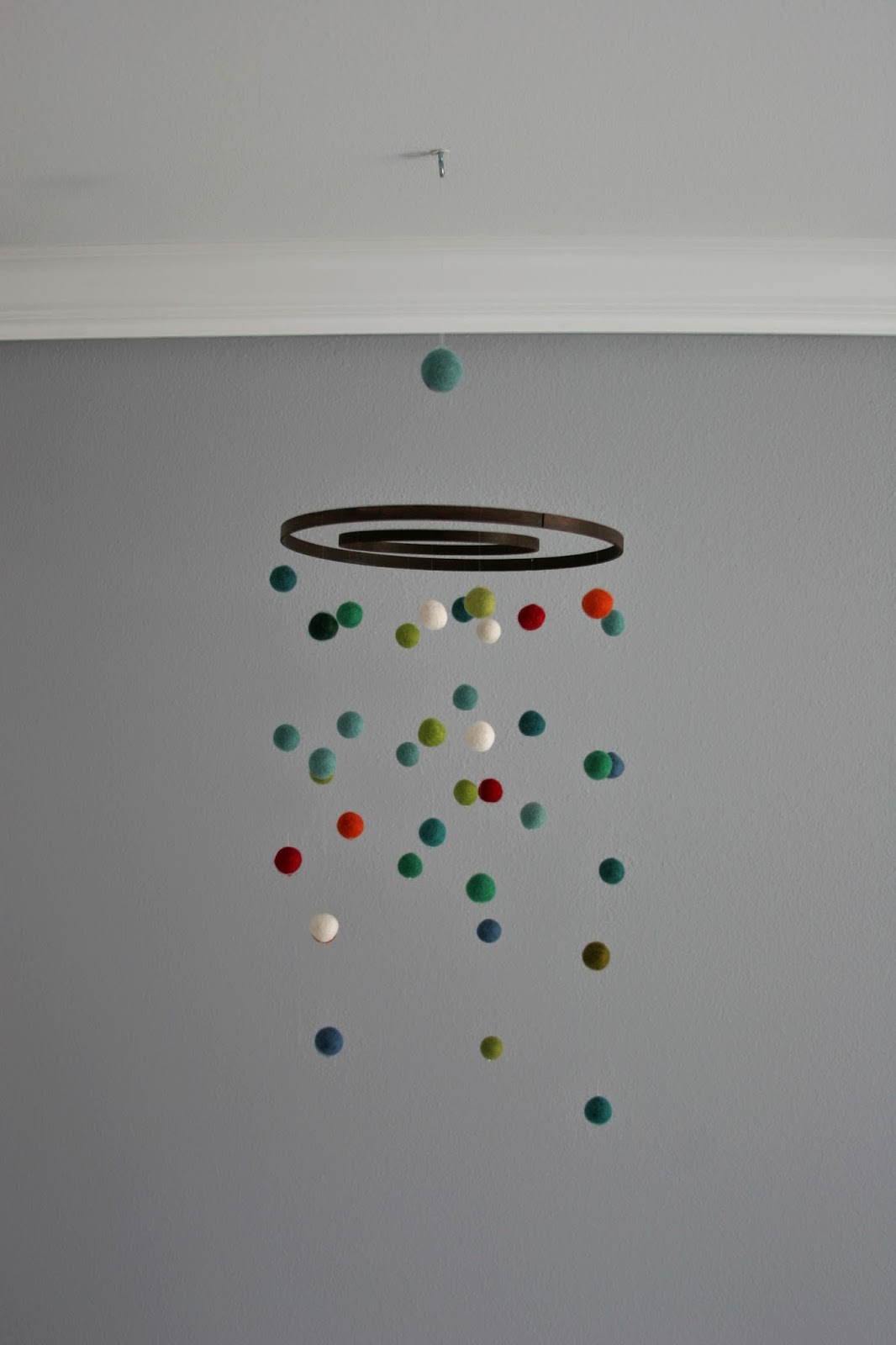 Without A Doubt DIY Felt Ball Mobile