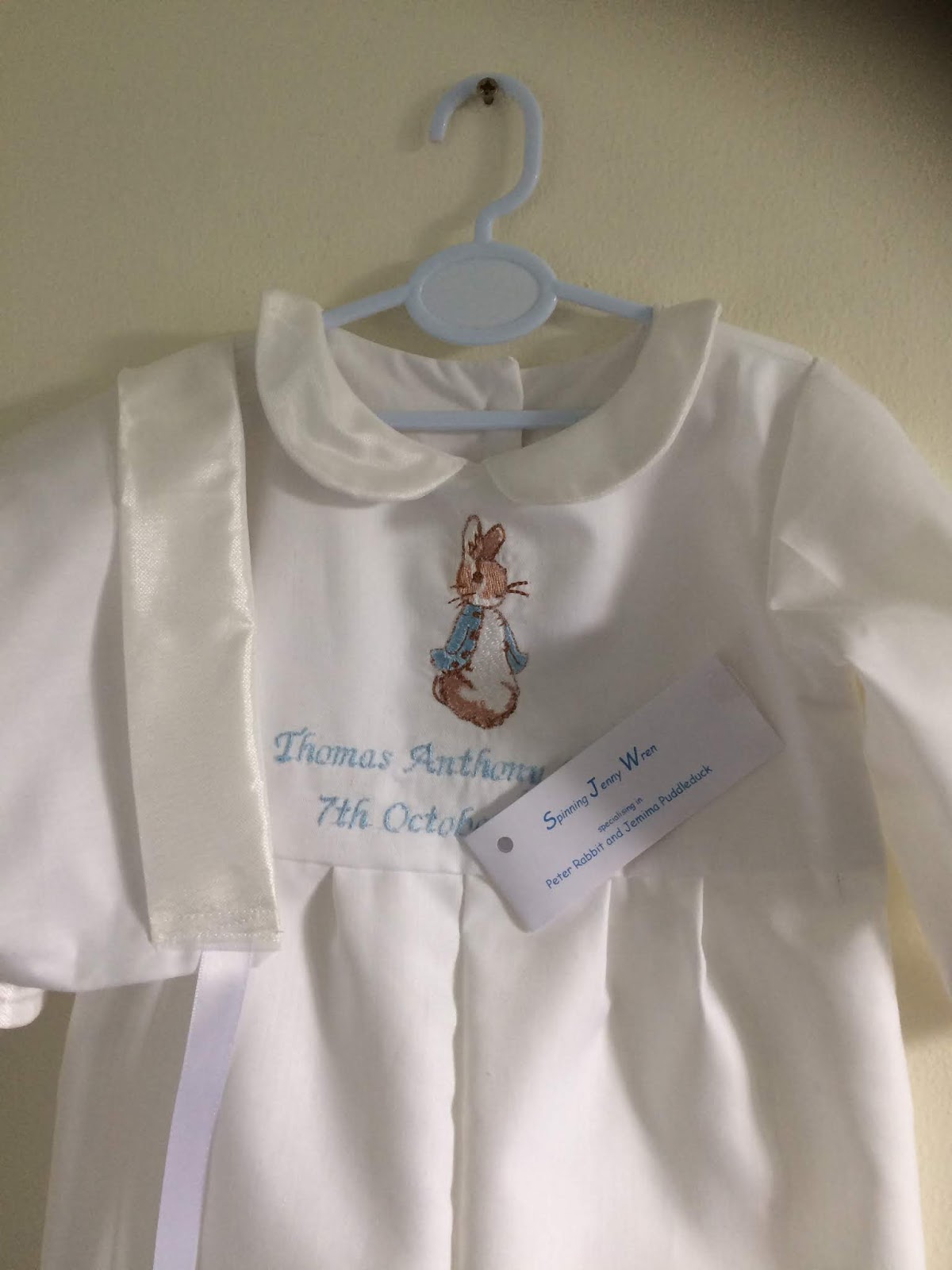 peter rabbit romper suit