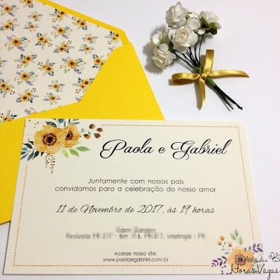 convite artesanal personalizado aniversário infantil 15 anos casamento rústico moderno diferente envelope colorido forrado estampa floral aquarelada delicada boho chic papelaria personalizada para festa mini wedding scrapfesta scrap