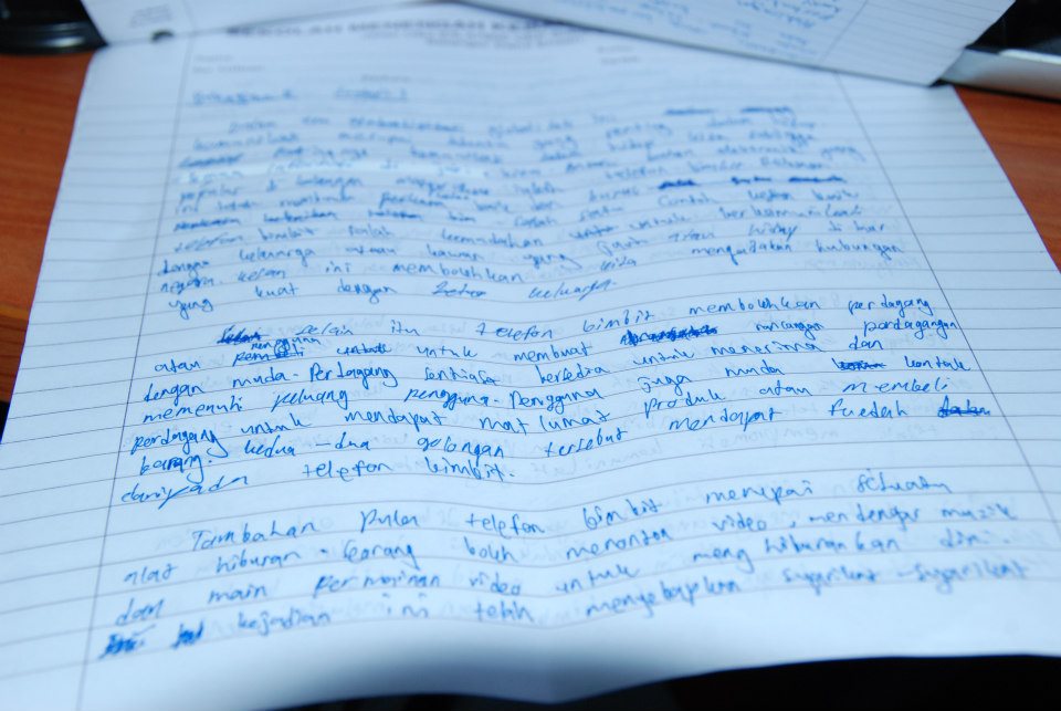 Contoh Karangan Bebas Bbr1m