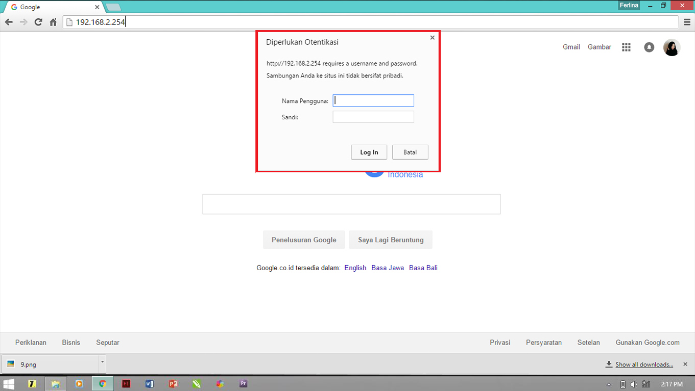 Belajar TKJ Cara Mengubah Nama dan Password Wifi pada Acces Point Blue