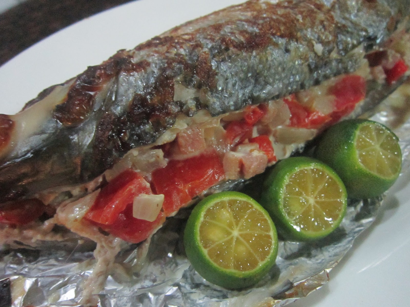 INIHAW NA BANGUS with EXTRA SPECIAL STUFFINGS
