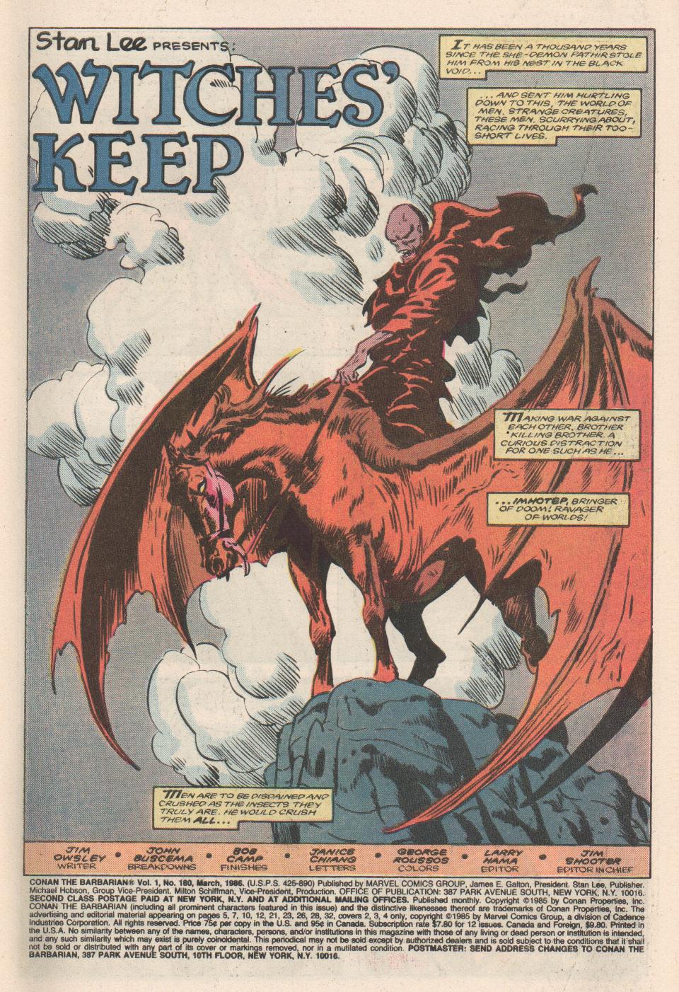 Conan the Barbarian (1970) Issue #180 #192 - English 2