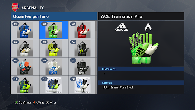 PES 2017 Glove Pack 2.8 dari Various