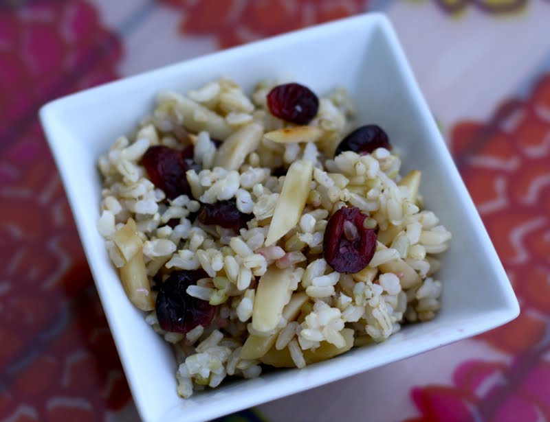 nourish you delicious: Almond Cranberry Rice