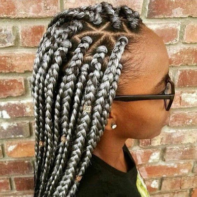 37 Unique Triangle Box Braids Hairstyles 2019 Funky For Black Women Triangle box braids hairstyles have been a stylish and trendy protective hairstyle for bl 37 Unique Triangle Box Braids Hairstyles 2019 Funky For Black Women