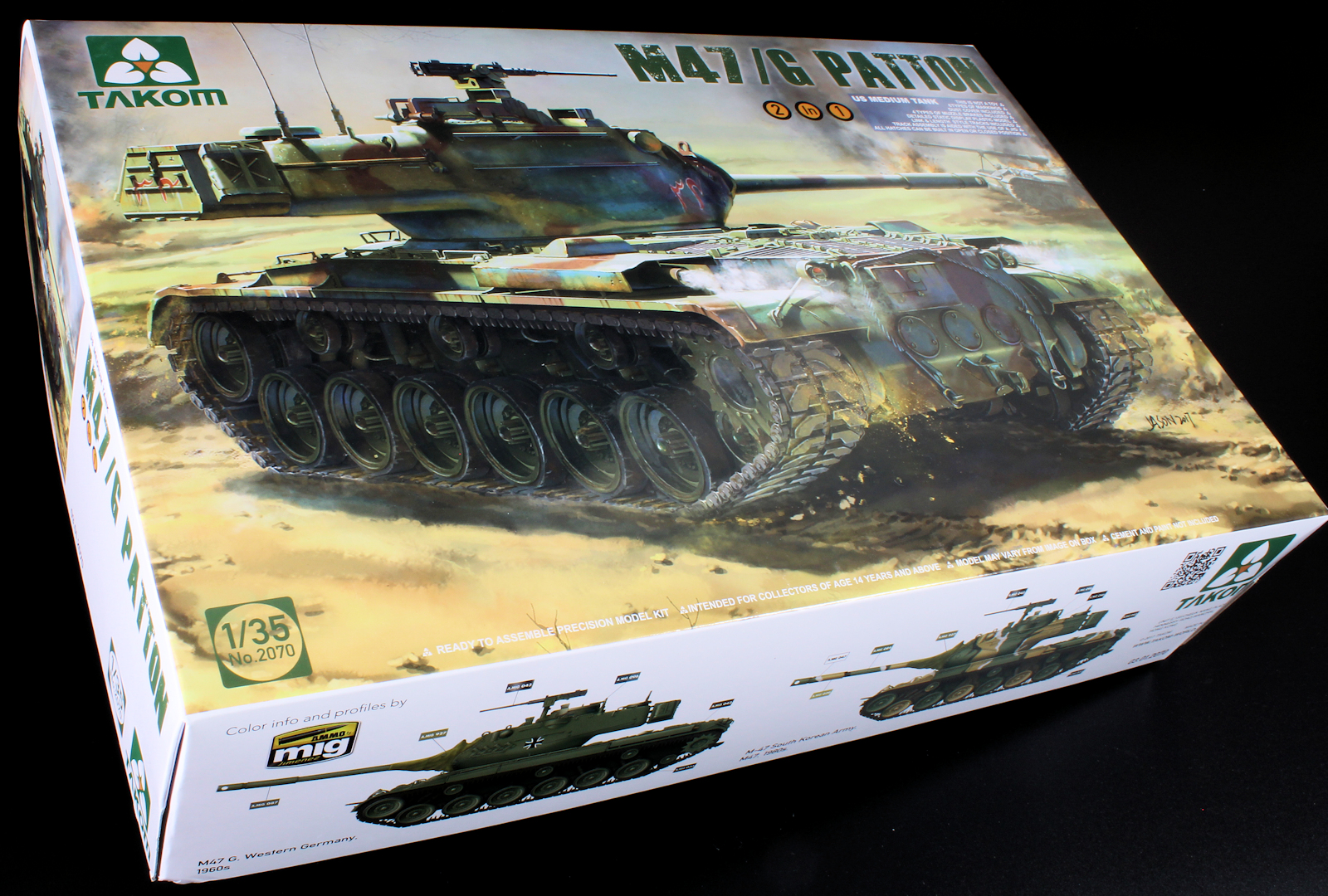 The Modelling News: In-Boxed: the new 35th scale M47 Patton from Takom